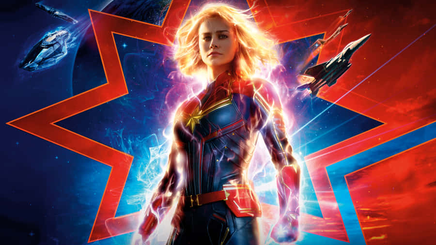 Get Ready To Join Forces With Captain Marvel With The New Ipad Wallpaper