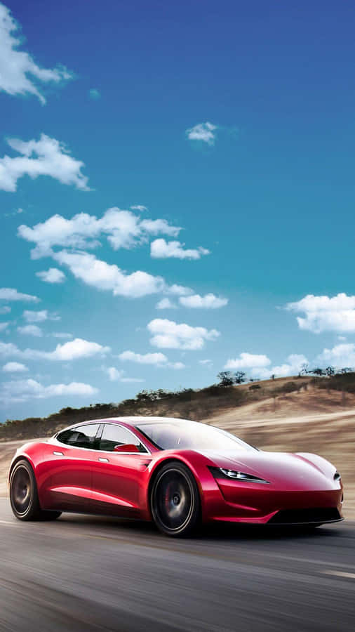 Get Technology On The Go With The Tesla Iphone Wallpaper
