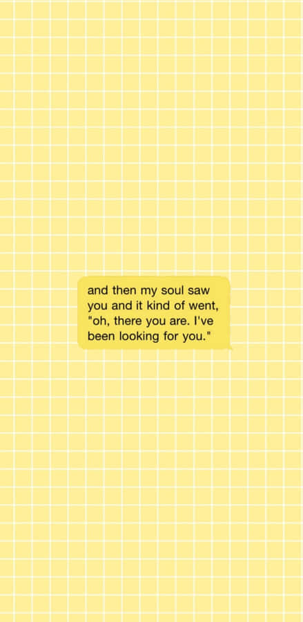 Get The Perfect Blend Of Style And Functionality With The Yellow Aesthetic Phone! Wallpaper