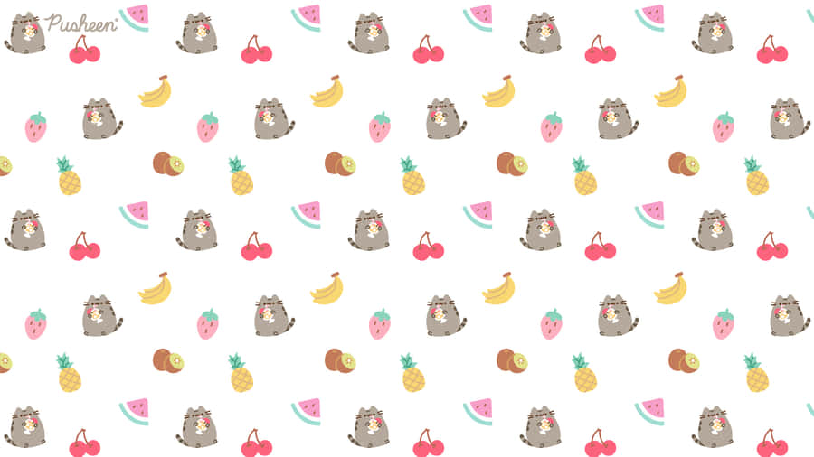 Get Your Work Done On A Pusheen Pc Wallpaper