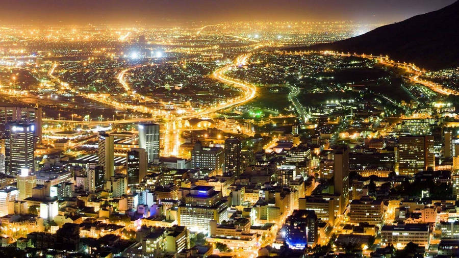 Ghana Accra At Night Wallpaper