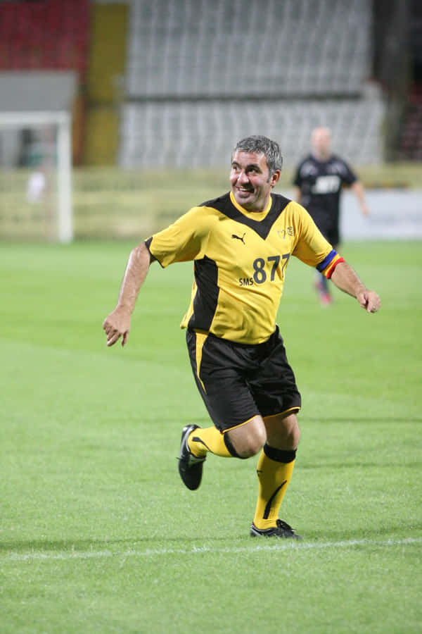 Gheorghe Hagi Charity Game Against Hamburg Wallpaper