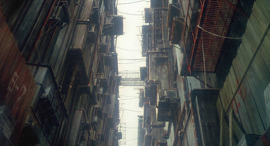 Ghost In The Shell Metropolis Architecture Wallpaper