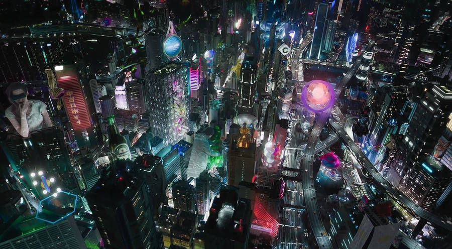 Ghost In The Shell Movie Setting Wallpaper