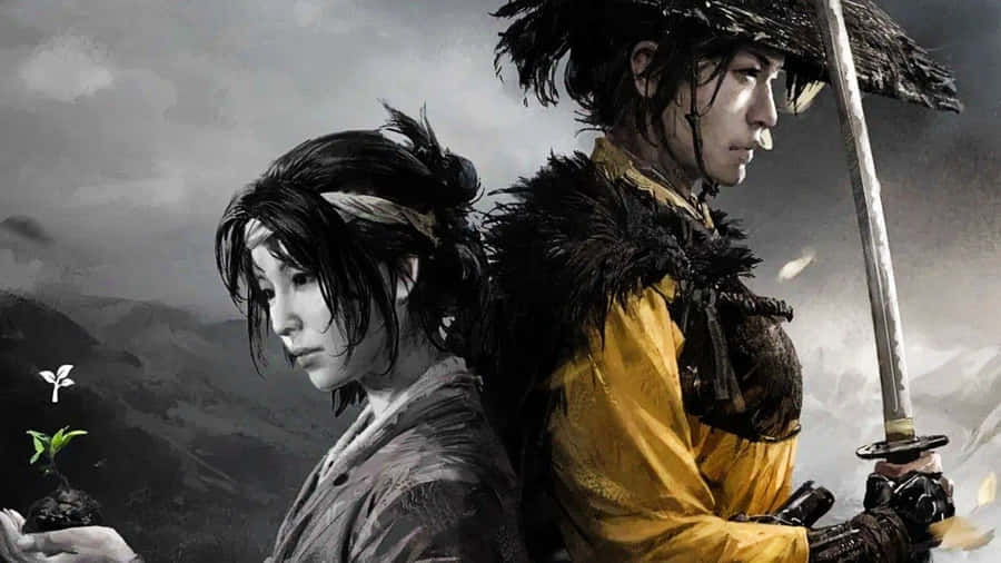 Ghost Of Yotei Characters Wallpaper