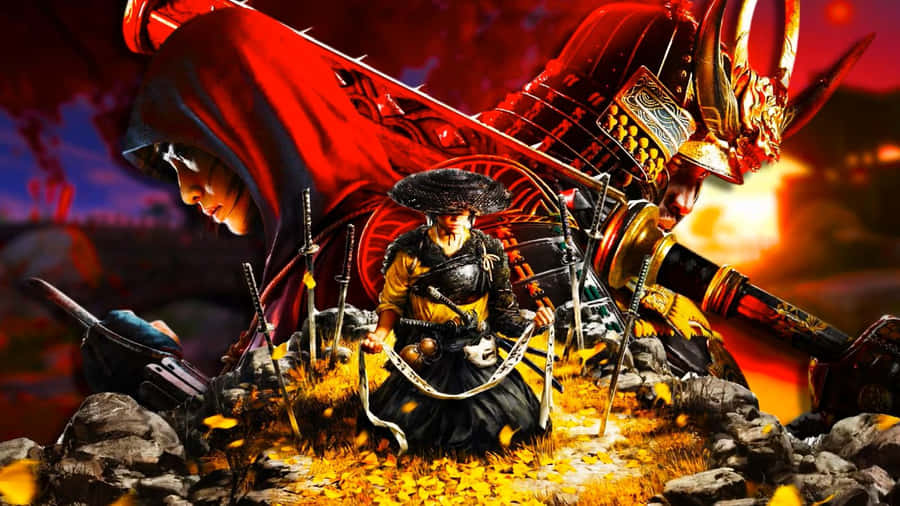 Ghost Of Yotei Game Art Wallpaper