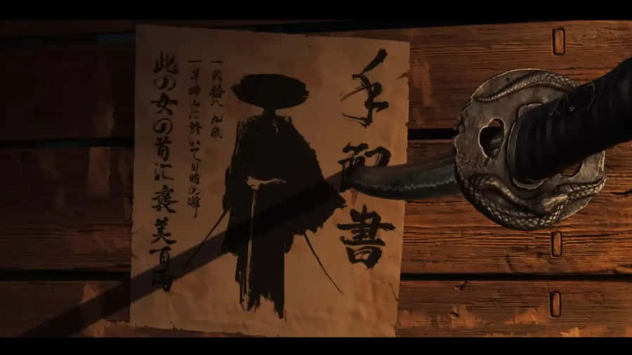 Ghost Of Yotei Wanted Poster Wallpaper