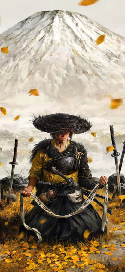 Ghost Of Yotei Warrior Wallpaper