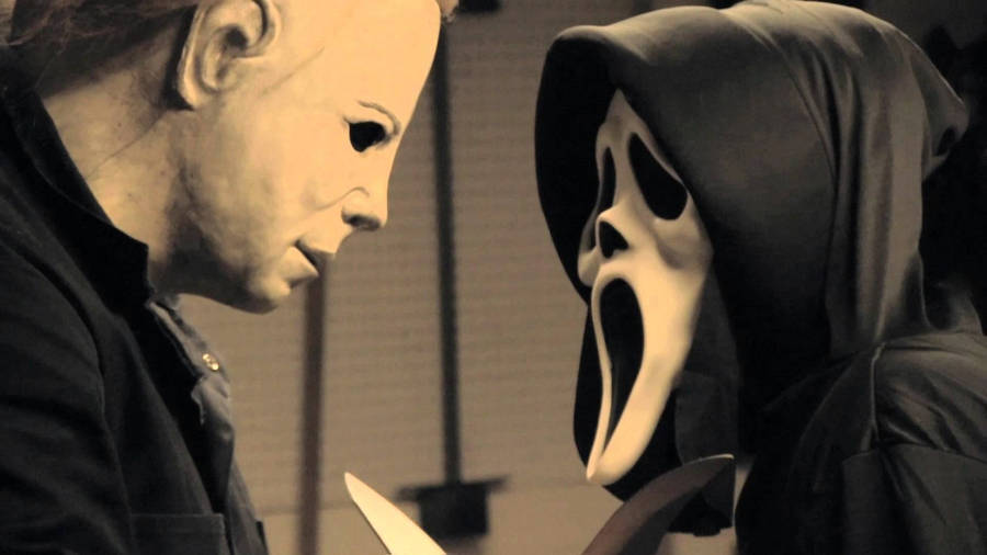 Ghostface Vs Michael Myers Wallpaper