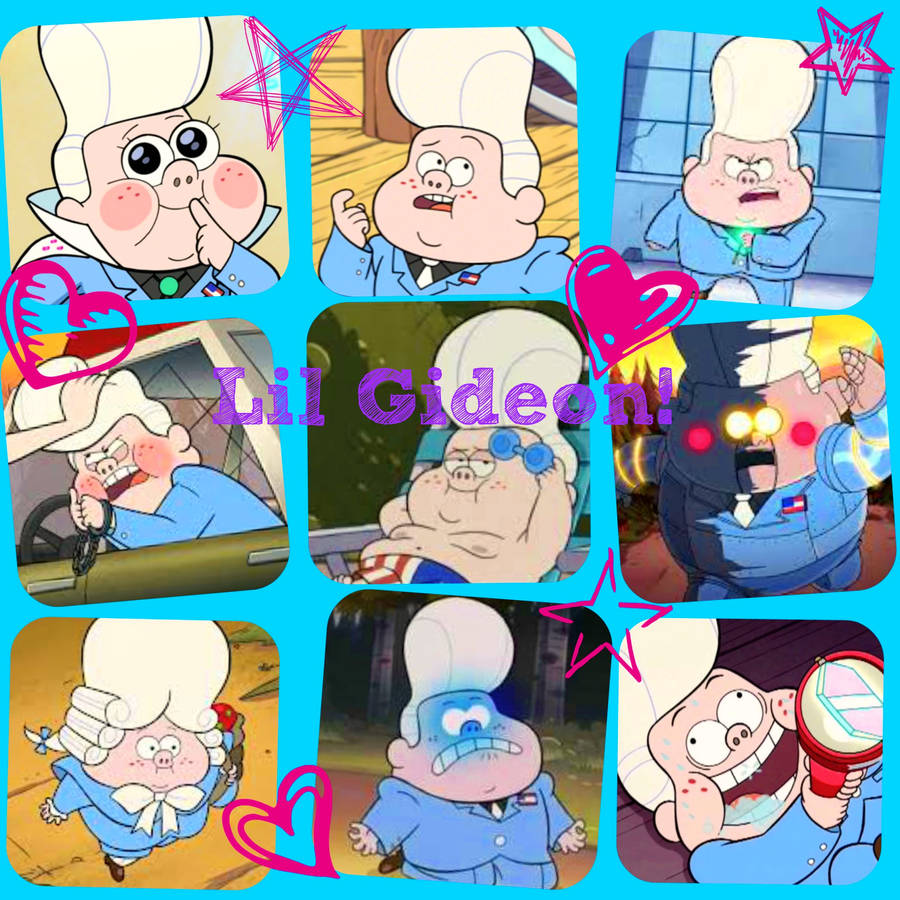 Gideon Gleeful Blue Outfit Wallpaper