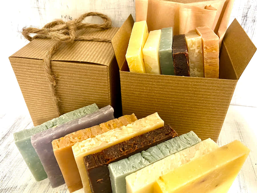 Gift Box Soap Sampler Wallpaper