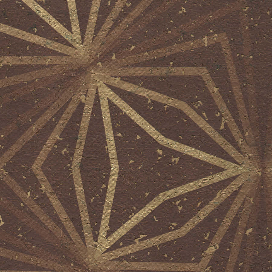 Gilded Spider Design Wallpaper