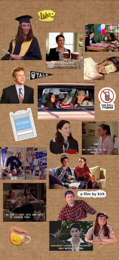 Gilmore Girls Collage Aesthetic Wallpaper