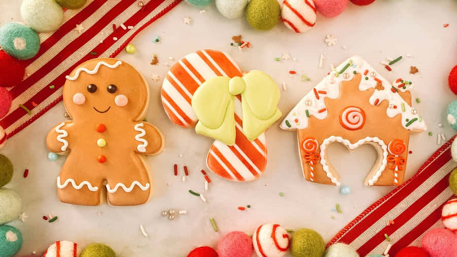 Gingerbread_ Cookies_ Festive_ Decorations.jpg Wallpaper