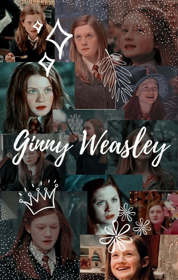Ginny Weasley With A Determined And Confident Gaze Wallpaper