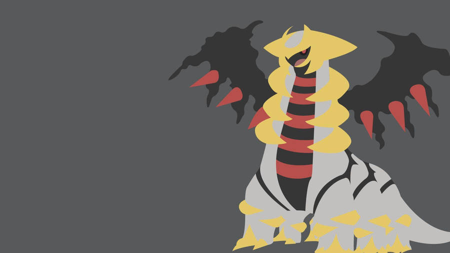 Giratina Pokemon Minimalist Wallpaper