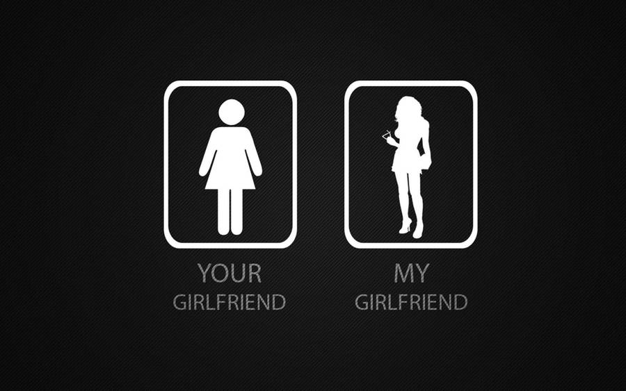 Girlfriend Comparison Funny Computer Wallpaper