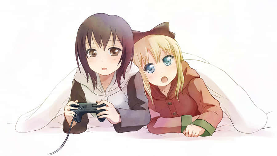 Girls Gaming Matching Pfp Anime Wallpaper