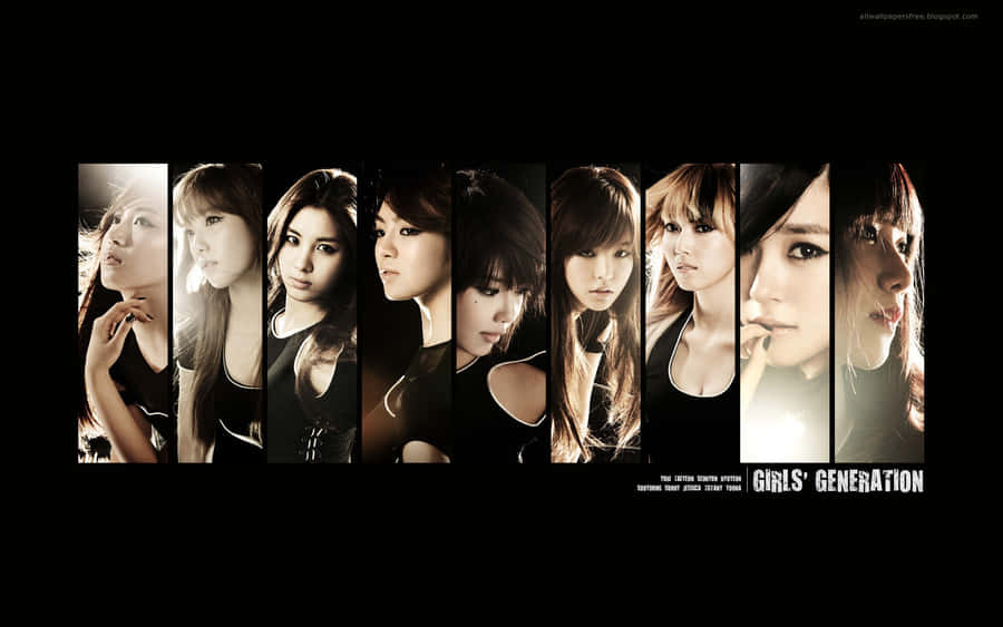 Girls Generation Group Portrait Wallpaper