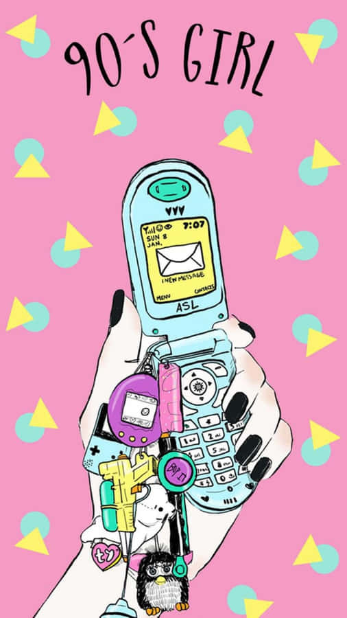 Girly Tumblr Pink 90s Girl Wallpaper
