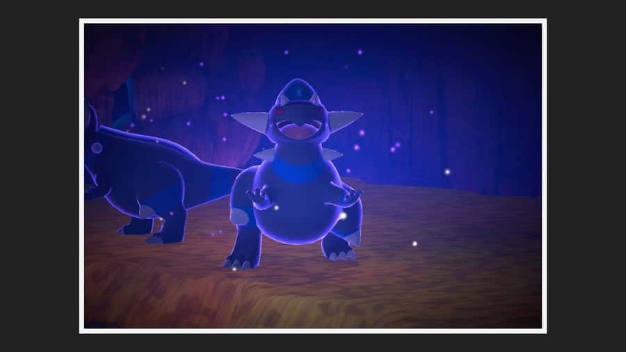 Gleaming Rampardos Wallpaper