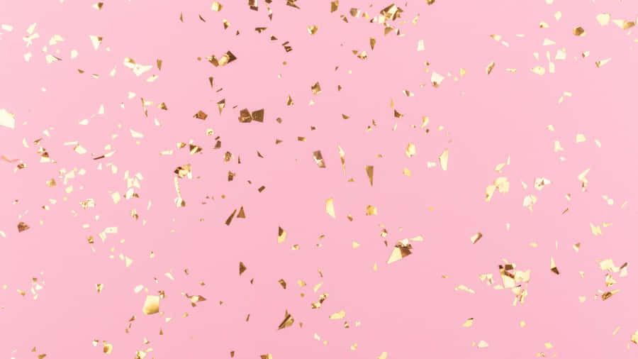 Glistening Pink Sparkles Background Wallpaper