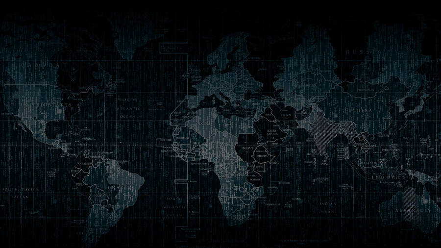 Global Cyber Security Network Wallpaper