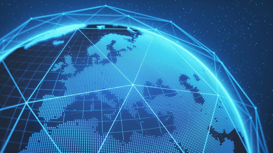 Global Metaverse Network Connectivity Wallpaper