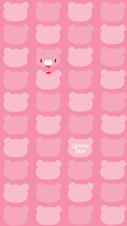 Gloomy Bear Patterns Wallpaper