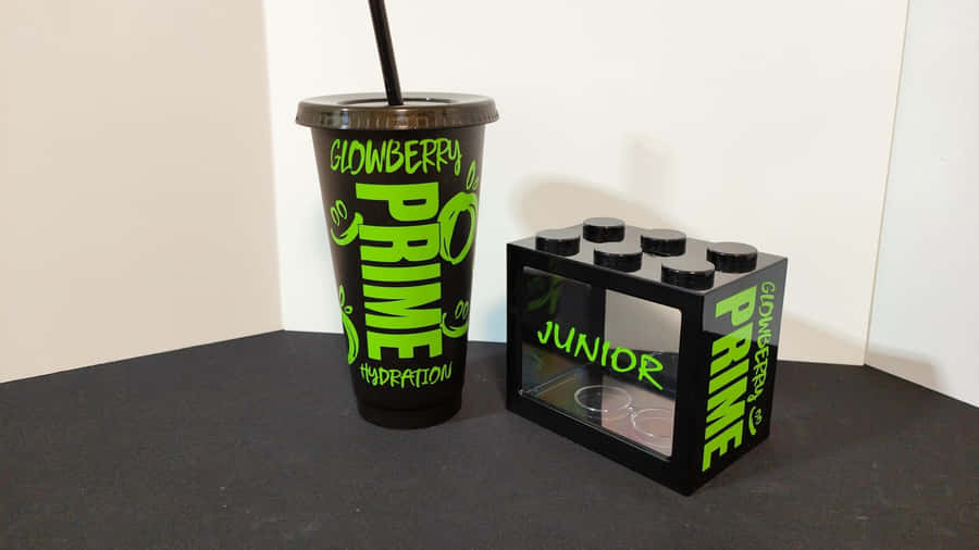 Glowberry Prime Drink And Toy Wallpaper