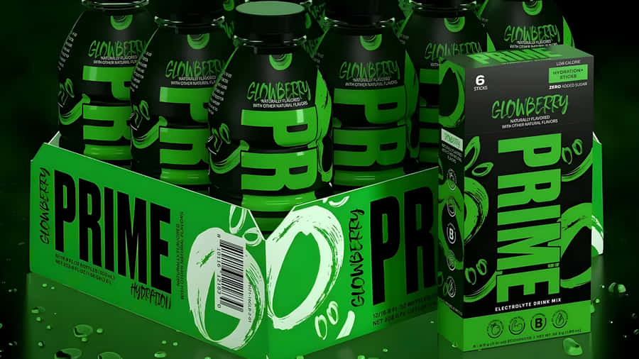 Glowberry Prime Energy Drink Wallpaper