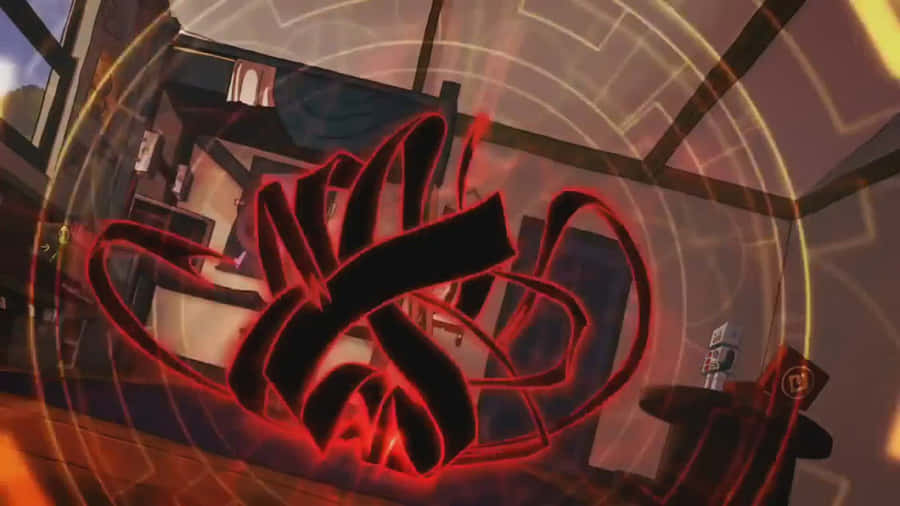 Glowing Black Threads Of Randy Cunningham 9th Grade Ninja Wallpaper