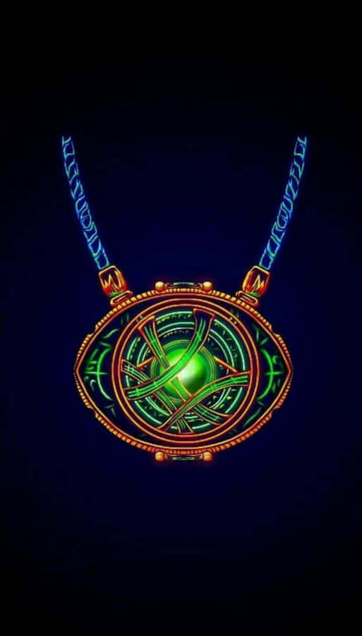 Glowing Eyeof Agamotto Necklace Wallpaper