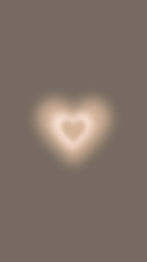 Glowing Heart Aura Wallpaper