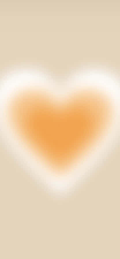 Glowing Heart Aura Wallpaper