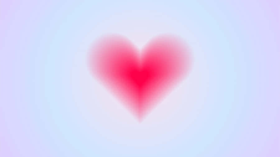 Glowing Heart Aura Wallpaper