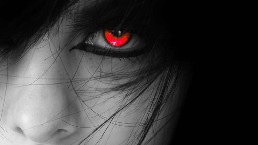 Glowing Red Eye Wallpaper