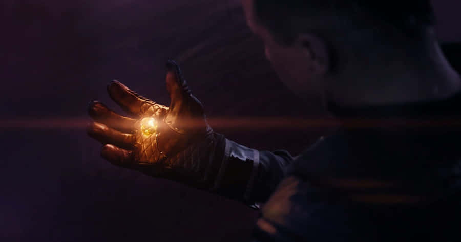 Glowing Soul Stonein Hand Wallpaper