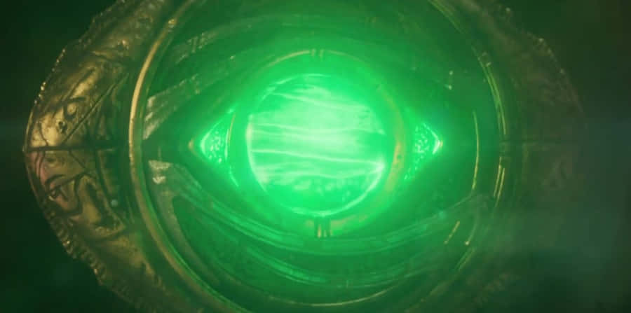 Glowing Time Stone Eye Wallpaper