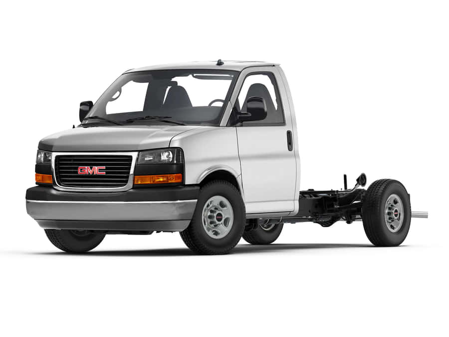 Gmc Savana Cargo Van In Action Wallpaper