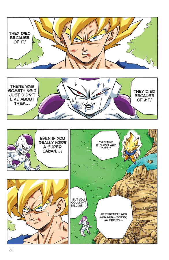 Go Higher With Dragon Ball Super Manga Wallpaper