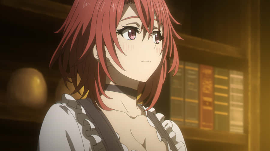 Goblin Slayer Cow Girl Contemplative Look Wallpaper