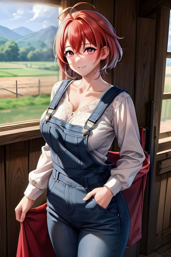 Goblin Slayer Cow Girl Smiling Wallpaper