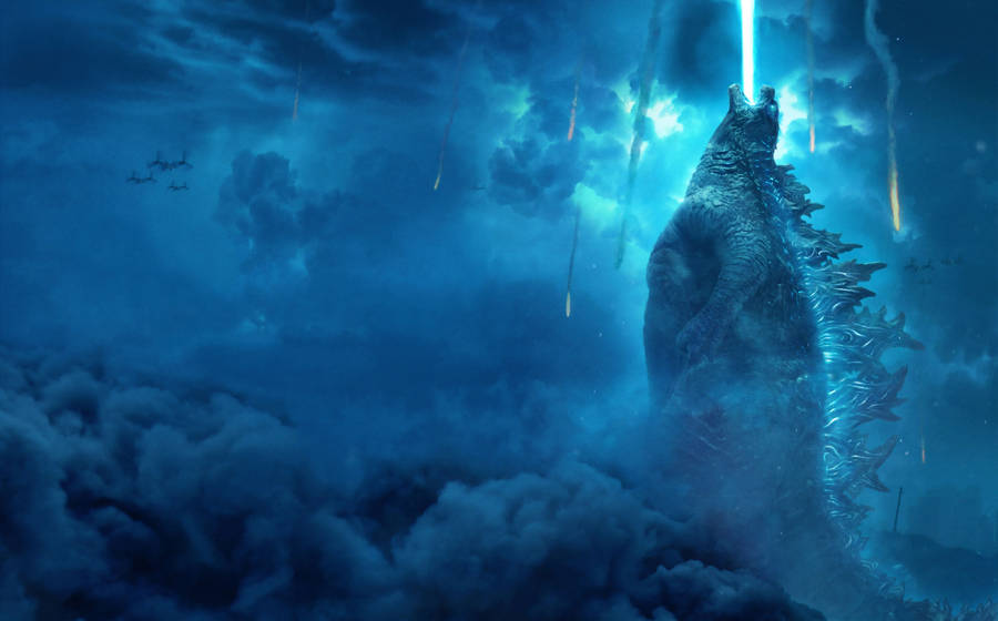 Godzilla Breathes Fire Wallpaper