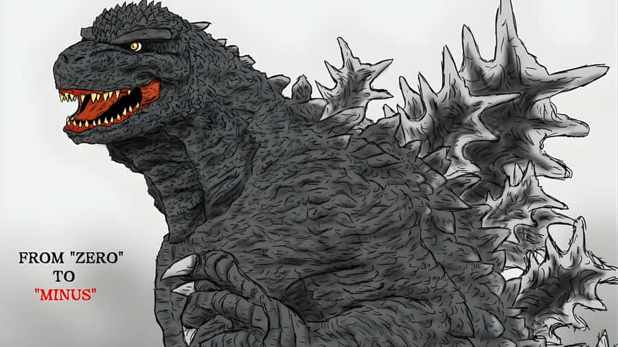 Godzilla Minus One 4k Release Wallpaper