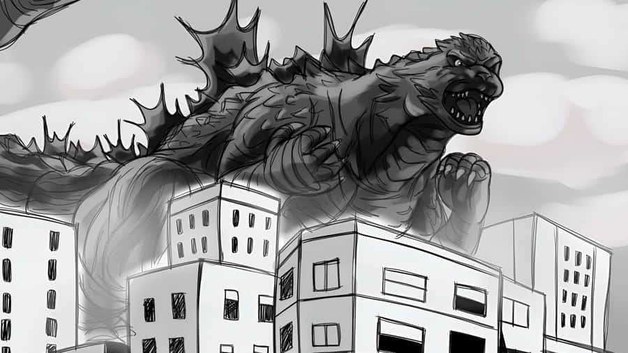 Godzilla Minus One 4k Scene Wallpaper