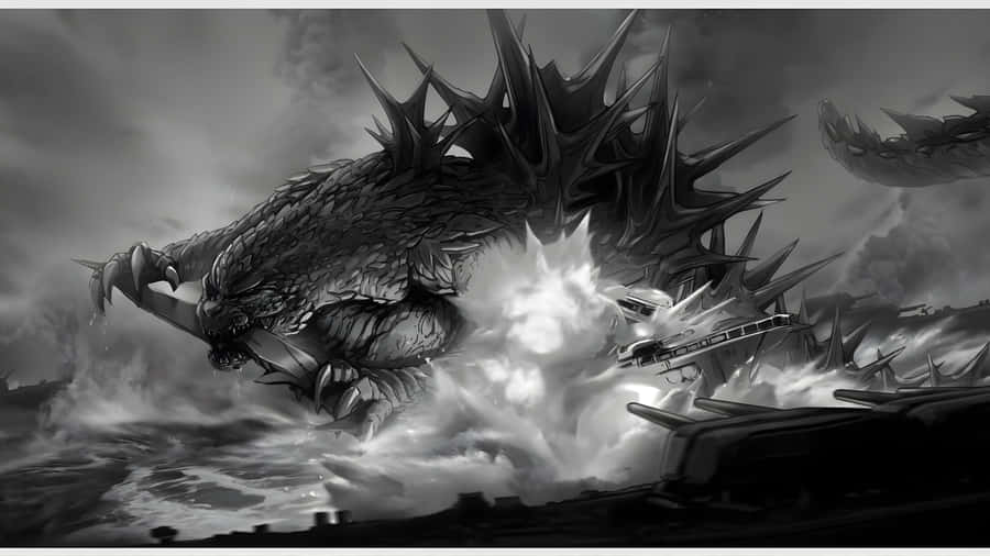 Godzilla Minus One 4k Scene Wallpaper