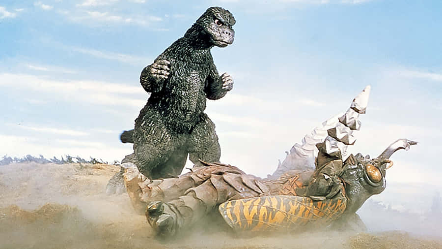 Godzilla Victory Over Megalon Wallpaper