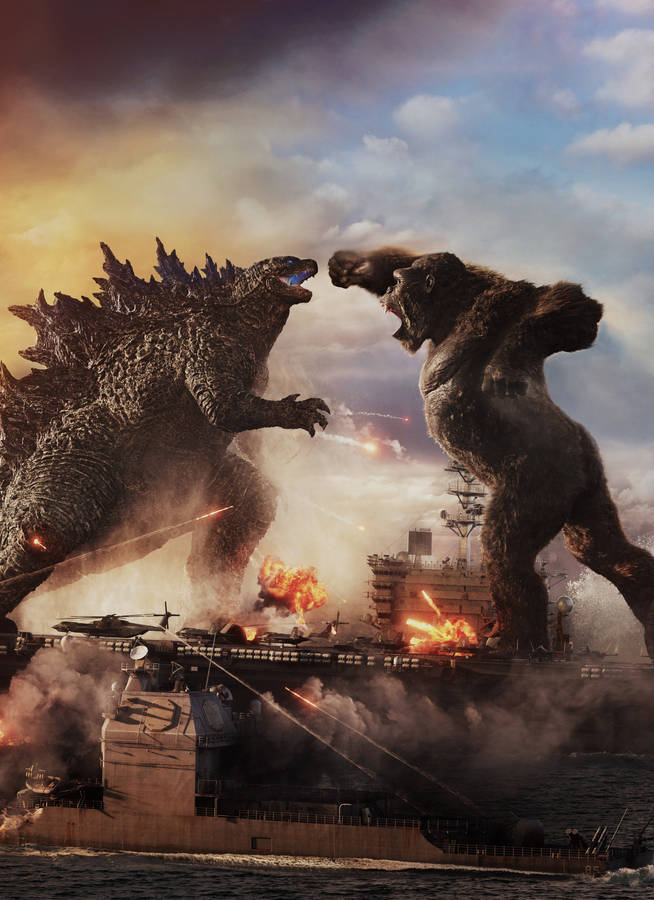 Godzilla Vs King Kong Battle Wallpaper