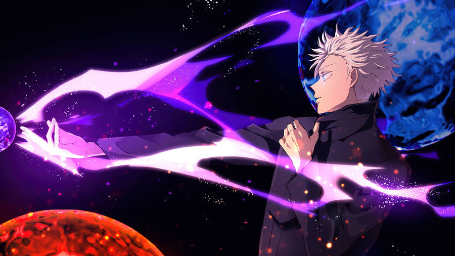Gojo Satoru Jujutsu Kaisen Desktop Wallpaper